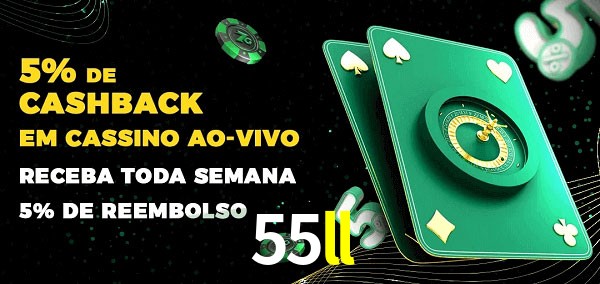 Promoções do cassino ao Vivo 55ll